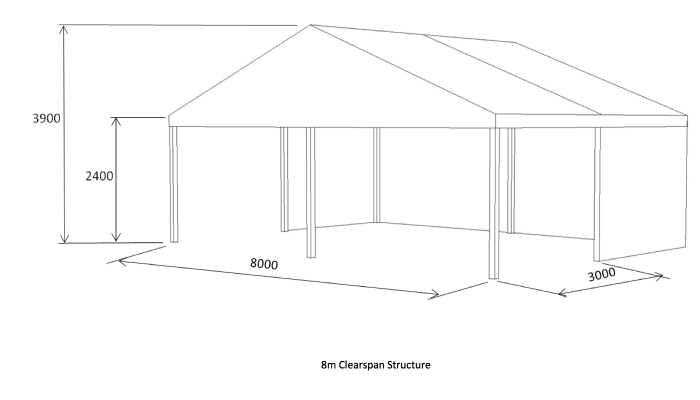 clearspan marquee diagram