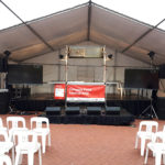 Portable Demonstration Kitchen Set Up