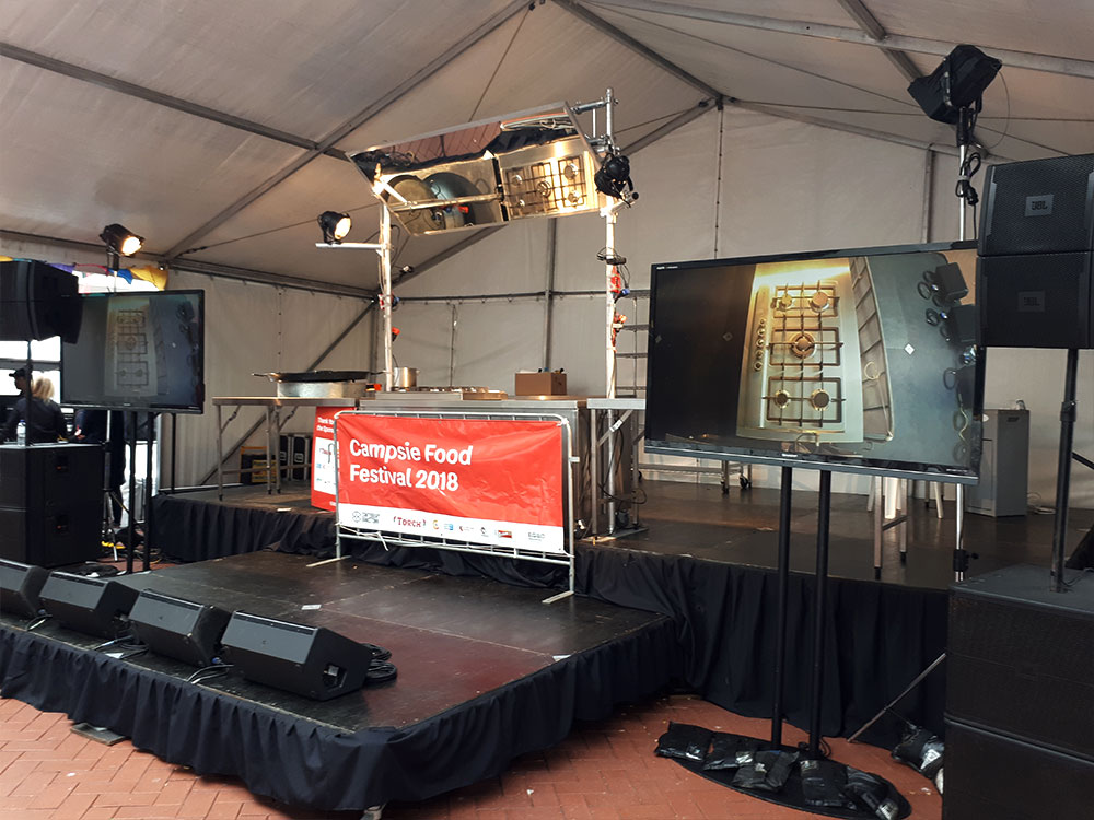 Demonstration Kitchen Set Up