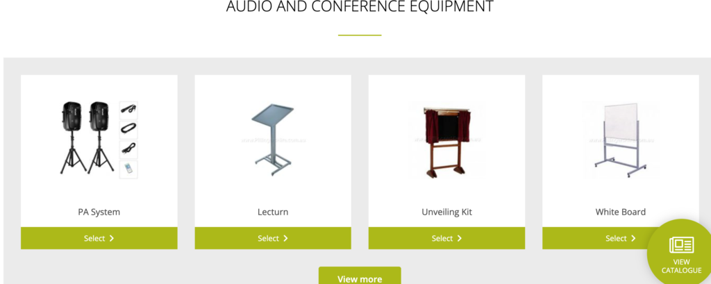 Audio and Conference Equipment For Corporate Networking Events