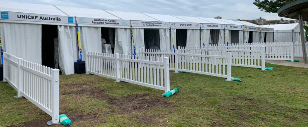 Bondi Marquee set up 