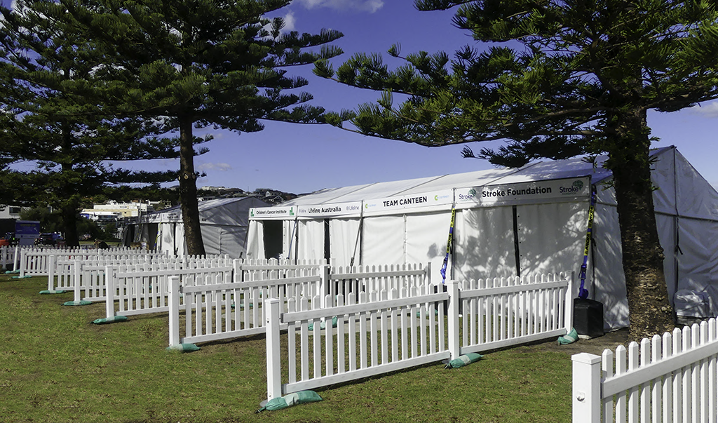 Festival Set Up at City 2 surf