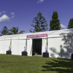 Marquee set up City to surf