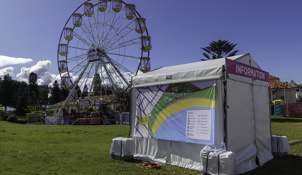 Ferris Wheel and Marquee at City To Surf