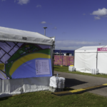 City To Surf Marquee set up